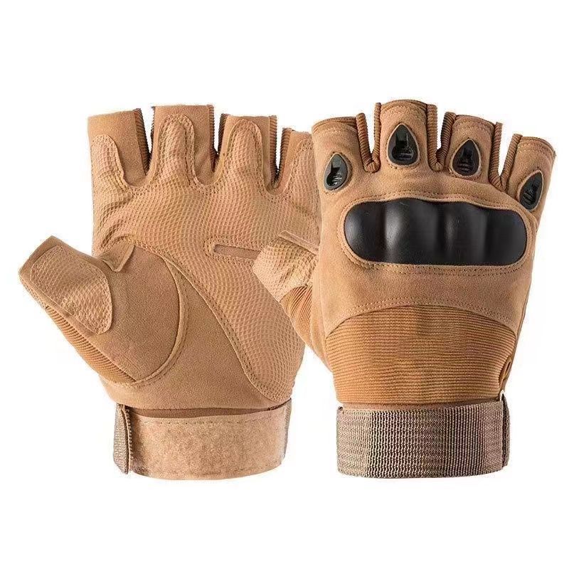 Tactical Gloves Half Finger Paintball Gym Sports Hunting Anti-Skid Men Bicycle Full Finger Gloves Protective Gear