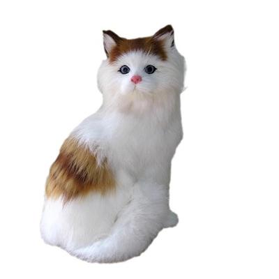 Имитация кошки Имитация кошки Цветок Копающий кот Меховые животные Цветок Кошка Поделки Кукла Кот