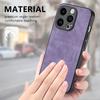 Для iPhone 15 Pro Чехол Противоударный Тонкий Ретро Кожаный Чехол-накладка на заднюю панель телефона