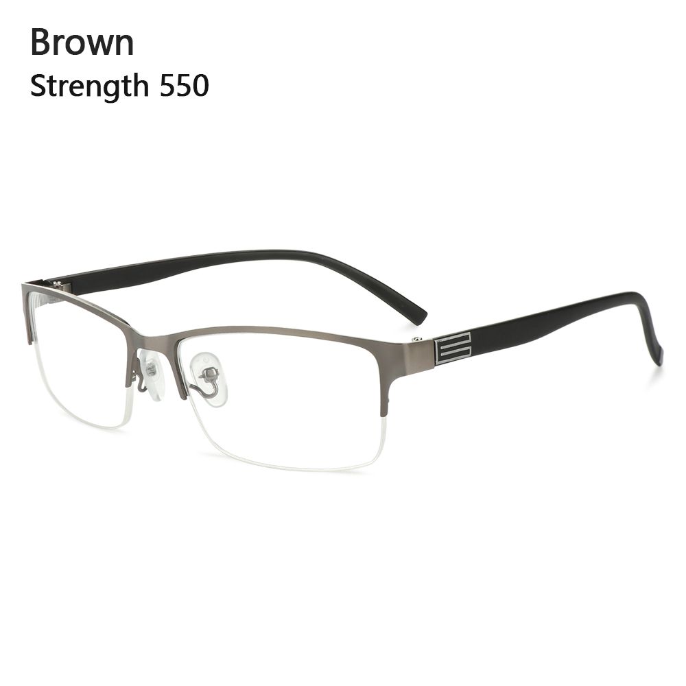 Портативные Металлические Очки для Защиты Глаз от Миопии Деловые Очки Ультралегкая Оправа Очки для Чтения