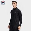 Fila Мужская футболка с длинным рукавом для тенниса на молнии четверть с флисовой подкладкой