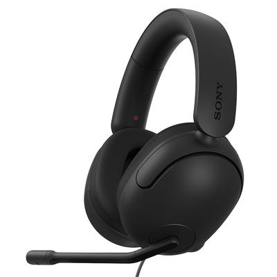 Sony Игровая гарнитура INZONE H3 (MDR-G300, Черный): Проводные, 3D-звук, Низкая задержка, Удобные для длительного использования, В комплекте микрофон-гарнитура, Совместимы с PS5 и Sw