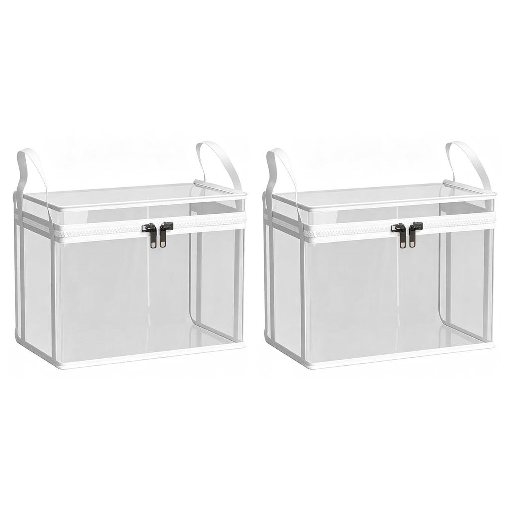 Waterproof Book Protector For Moving Reinforced Handles For Easy Portability Home/office Bookshelf Tidying