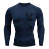 Men Compression Shirt for Workout Quick Dry Eren Yeager Print Top Breathable Sweat Absorbing Fit Fitness T-Shirt Sweat-Resistant