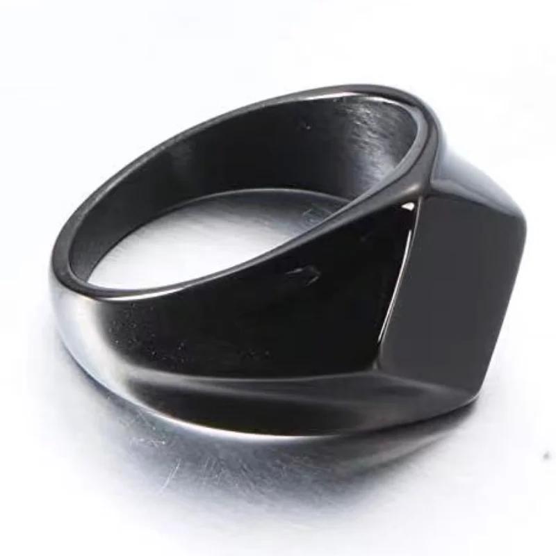 Популярное европейское и американское гладкое кольцо с геометрическим рисунком, мужское персонализированное кольцо с бриллиантом нестандартной формы, мужские ювелирные изделия