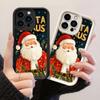 JT587 Рождество Санта Рождественские Праздники для iPhone 17 16 15 14 13 Pro Max Samsung S26 S25 Ultra A17 A07 A56 A16 A06 A05 Xiaomi 15T Redmi 15c 14C Мягкий Чехол