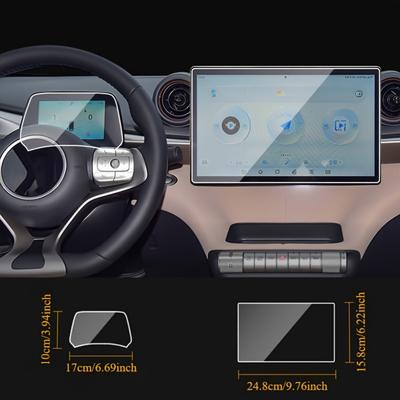 10,1 дюйма Для BYD Dolphin -2025 Автомобильная GPS-навигация Экран прибора Закаленное стекло Защитная пленка, устойчивая к царапинам