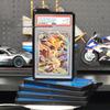 Защитный кейс для коллекционной карточки Pokémon Star, оцененной PSA/CGC, с отверстием для шнурка - Магнитный металлический дизайн.
