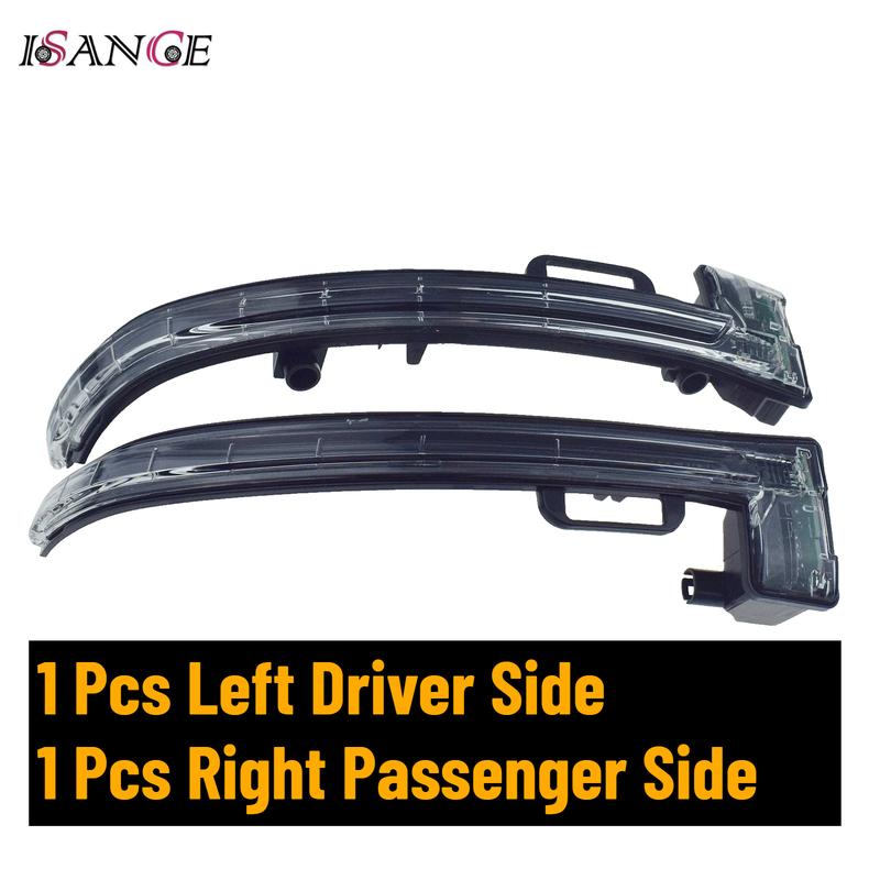 2 Pcs For Peugeot 308 II SW 2013- Side Mirror Turn Signal Light Lamp Indicator Blinker LH Left Driver & RH Right Passenger