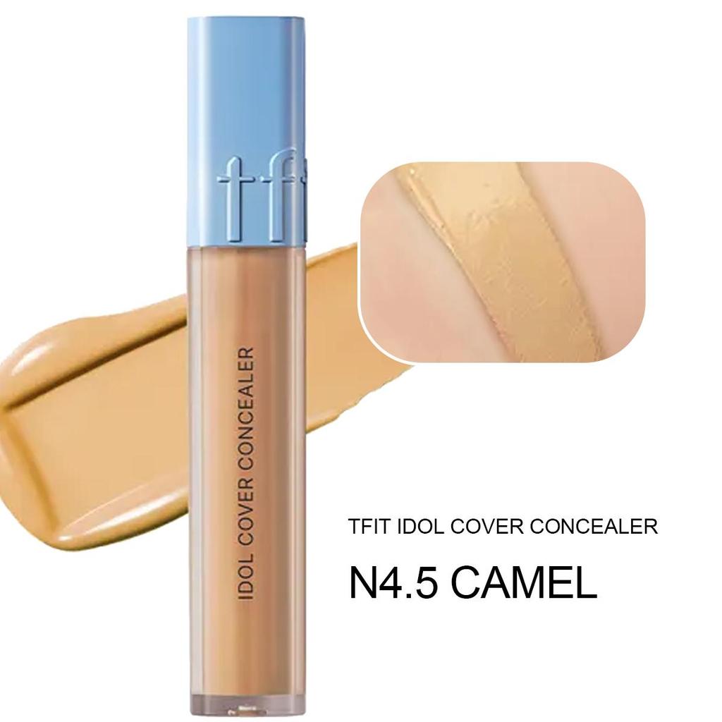 TFIT IDOL COVER CONCEALER 6,5 г B01/B02/B20/B30/N03/N4.5/W01/W02, Плотное покрытие, Кремовая текстура, Естественный финиш, Корейская косметика, Корейский макияж