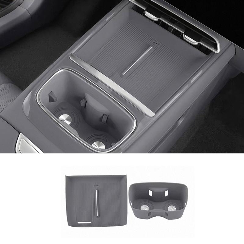 Для Changan Deepal S07 2026 Центральная консоль Беспроводная зарядка Подстаканник Силиконовая защитная накладка Аксессуары для интерьера