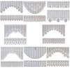 2 шт. кружевные занавески на окна, современные моющиеся декоративные занавески для дома, гостиной, кухни, кофейни, украшения
