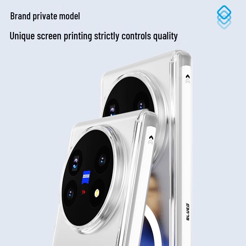 Прозрачный магнитный чехол-книжка для телефона vivo X Fold5