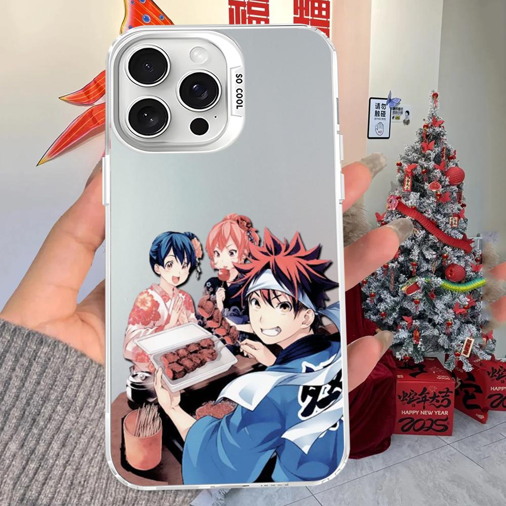 Чехол для телефона Soma Yukihira Food Wars Shokugeki no Soma Аниме Для iPhone16 15 14131211ProMax X XR87Plus Матовый Ударопрочный Задняя крышка