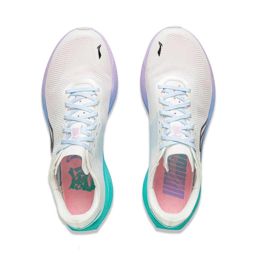 Li Ning ZhuiFeng Амортизация Дышащая Поддержка Низкие Кроссовки для Теста на Физическую Подготовку и Экзамена Мужские Белые Зеленые ARPV007-16