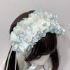 Gothic Cosplay Headdress Lace Hair Band New Head Wrap  Women