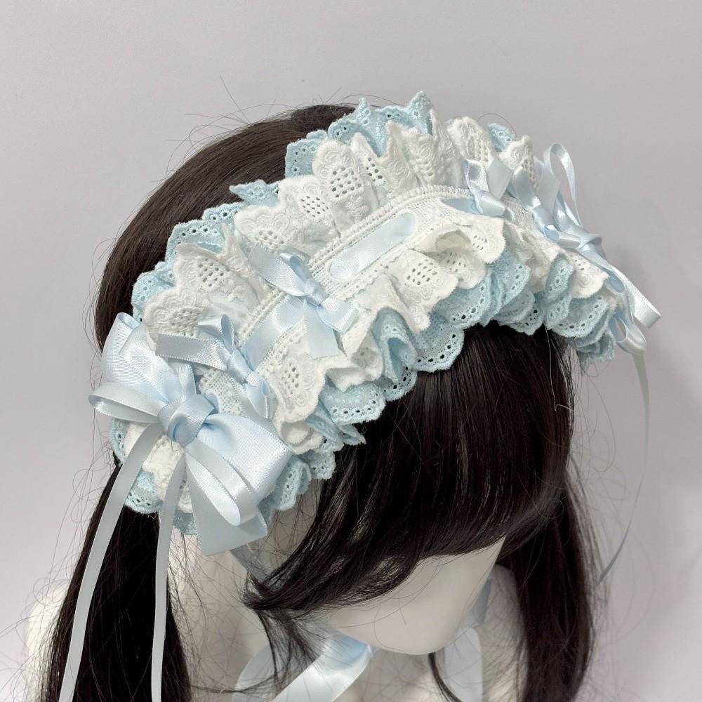 Gothic Cosplay Headdress Lace Hair Band New Head Wrap Women