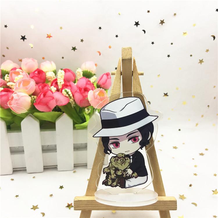 Аниме игры Demon Slayer персонаж мультфильма акриловый брелок металлический декоративный аксессуар подарок кулон модель