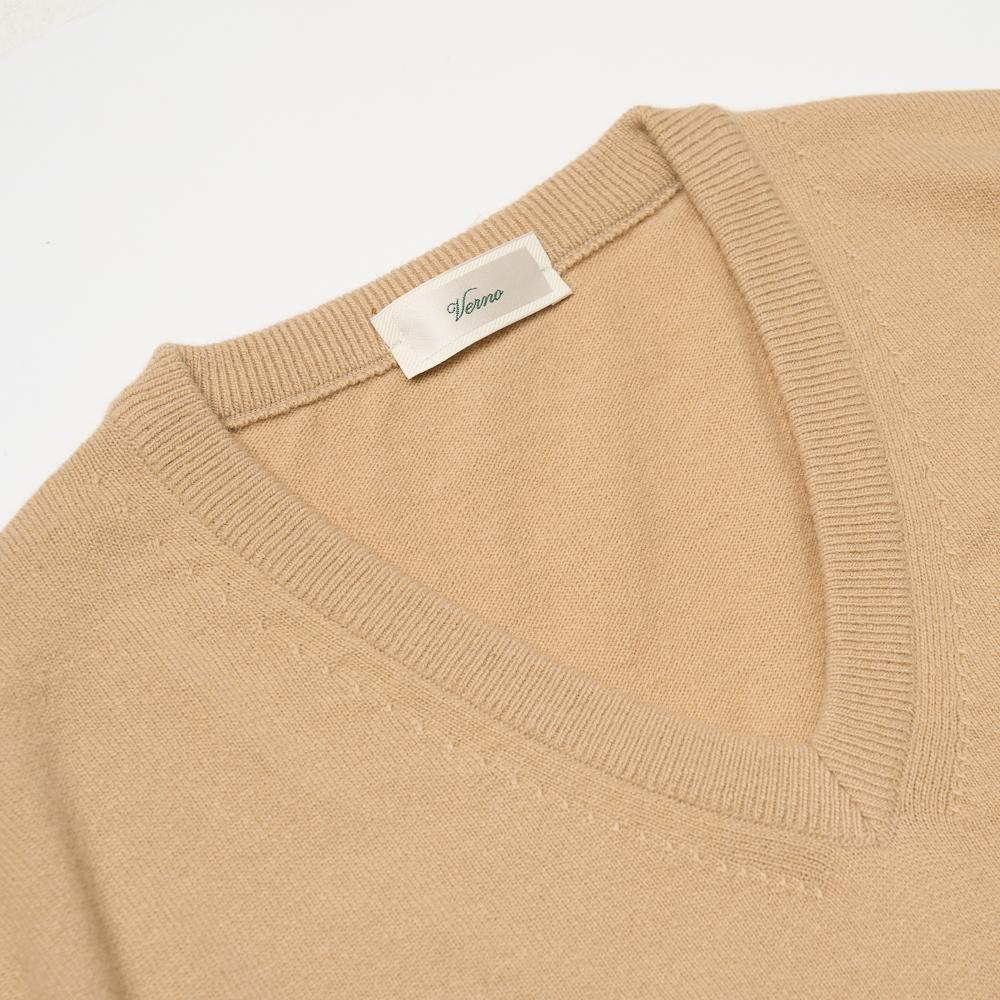 VERNO 24Fw V-Neck Knit Beige