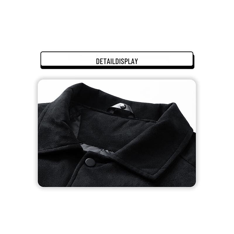 SNOOPY Men's Thickened Lapel Cotton Jacket