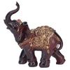 Elephant Figurines Durable Resin Delicate Texture Retro Style Symbolize Power Good Luck Prosperity