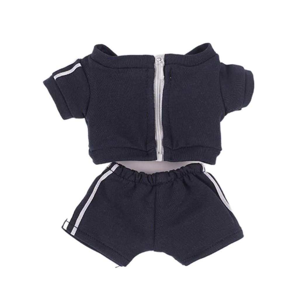 Dressing Game Cotton Stuffed Mini Sports Suit 20CM Doll Sportswear Dolls Clothes Topcoat Trousers