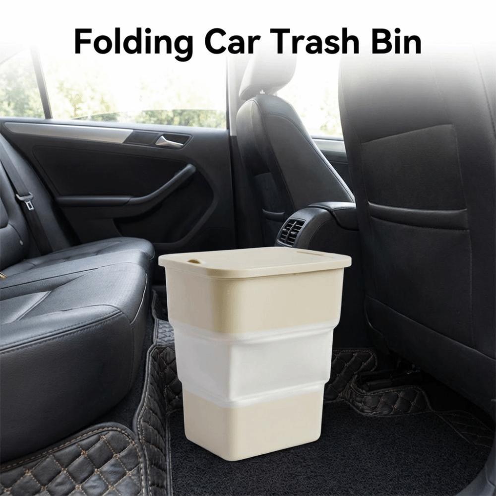 Multi-function Folding Car Trash Bin Portable Rubbish Basket Car Supplies Waste Litter Can Camping