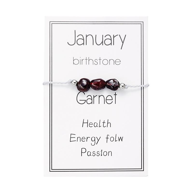 Новый плетеный браслет с кристаллами и камнями на день рождения - женский браслет из бумажной карты