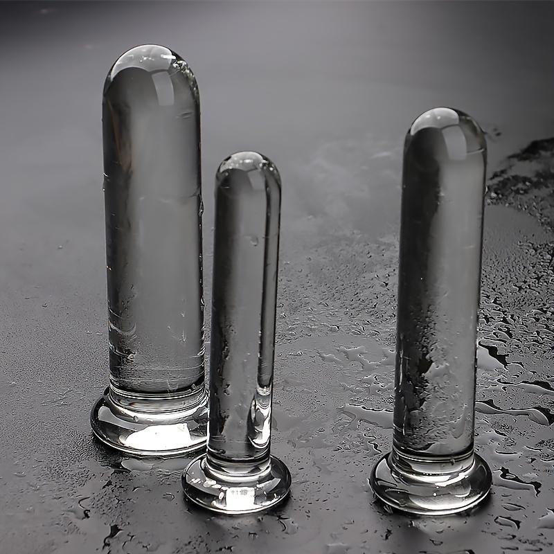 Transparent Anal Plug Dildo Adult Sex Toys Shape Butt Plug Dildos BDSM Anal Pleasure Sex Toys Anal Trainer For Women&Men Couple