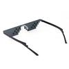 Thug Life Glasses Deal With It Glasses Pixel Women Men Black Mosaic Sunglasses