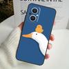 Cartoon Funny Goose Case For OPPO Reno 10 Pro 11F 4 5 6 7 8 Lite 4Z 5Z 8T OPPO Find X2 X3 X5 Lite X6 Pro Cover