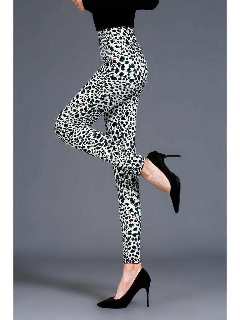 Leopard Print High Waist Stretch Leggings - Stylish and Comfortable Women's Skinny Pants, Hot Sale!