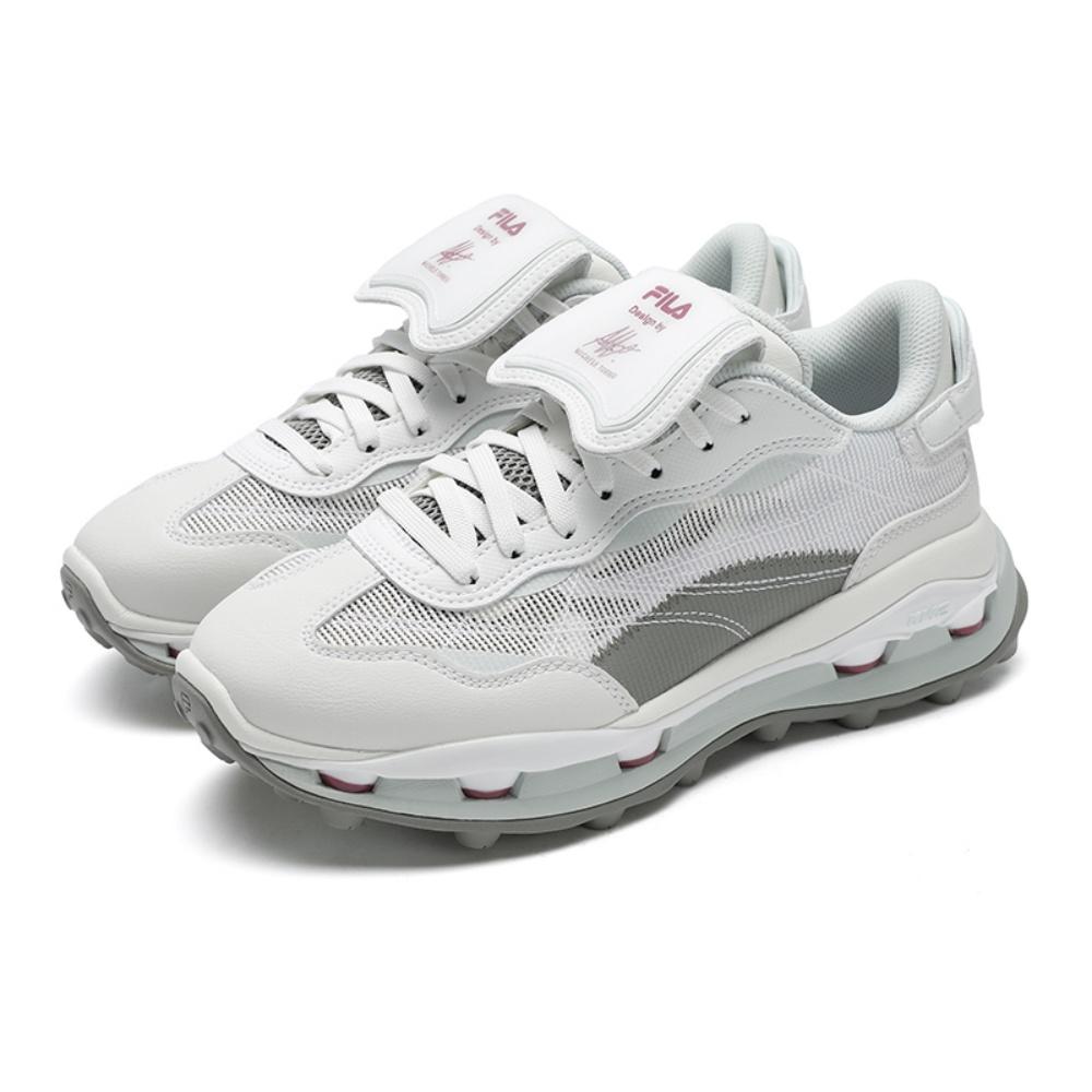 Fila KM2 Многослойные кроссовки 2-го поколения Южная версия Модные спортивные универсальные низкие повседневные кроссовки Женские кроссовки Ярко-белые F12W533121FBA