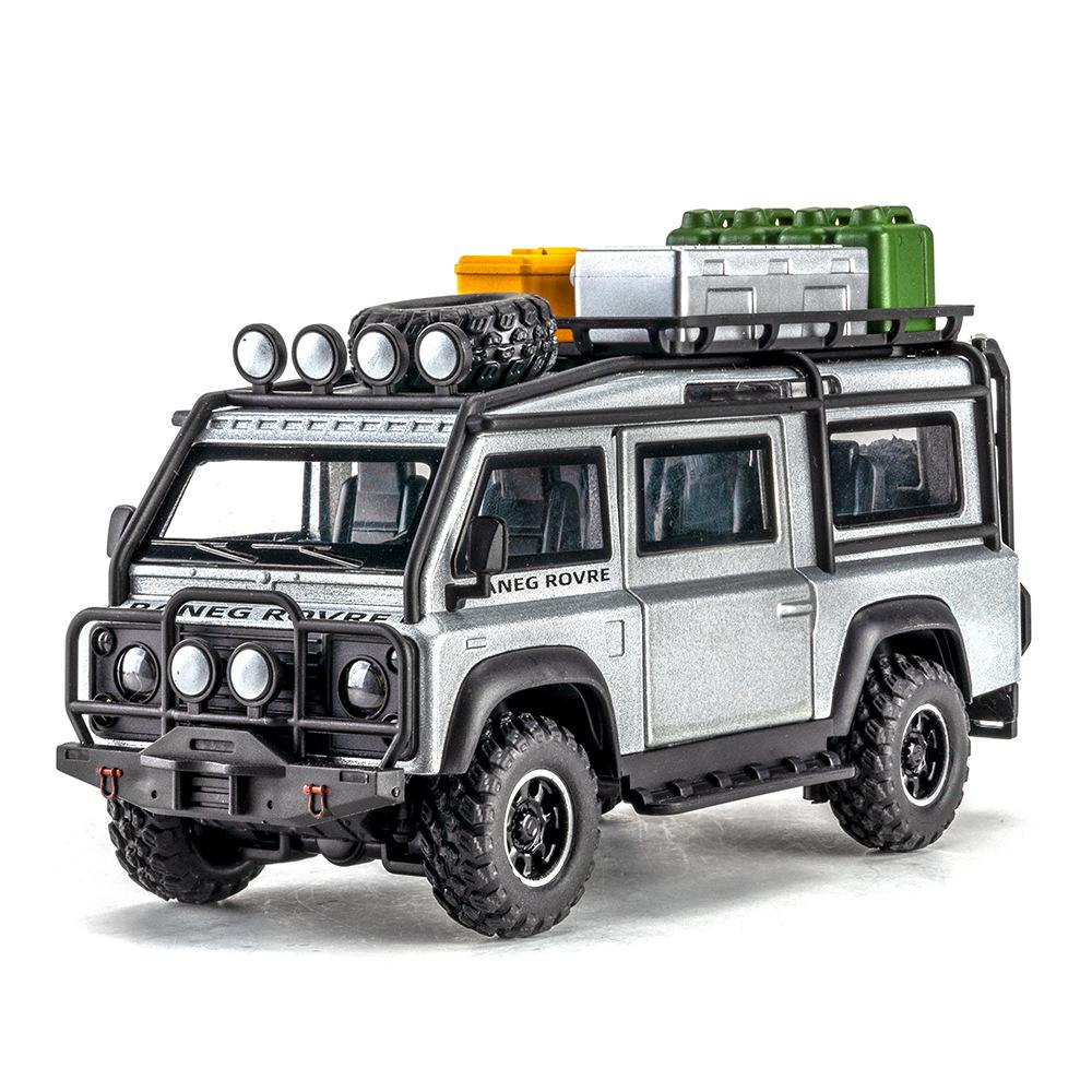 1/32 литой автомобиль для Land Rover Defender Van модель игрушечная машинка со звуком и светом