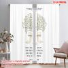 2pcs 2D Flat Printing Drapes Bouquet Truth Freedom Fabric Without Electricity 0 for Wall Art Party Decoration