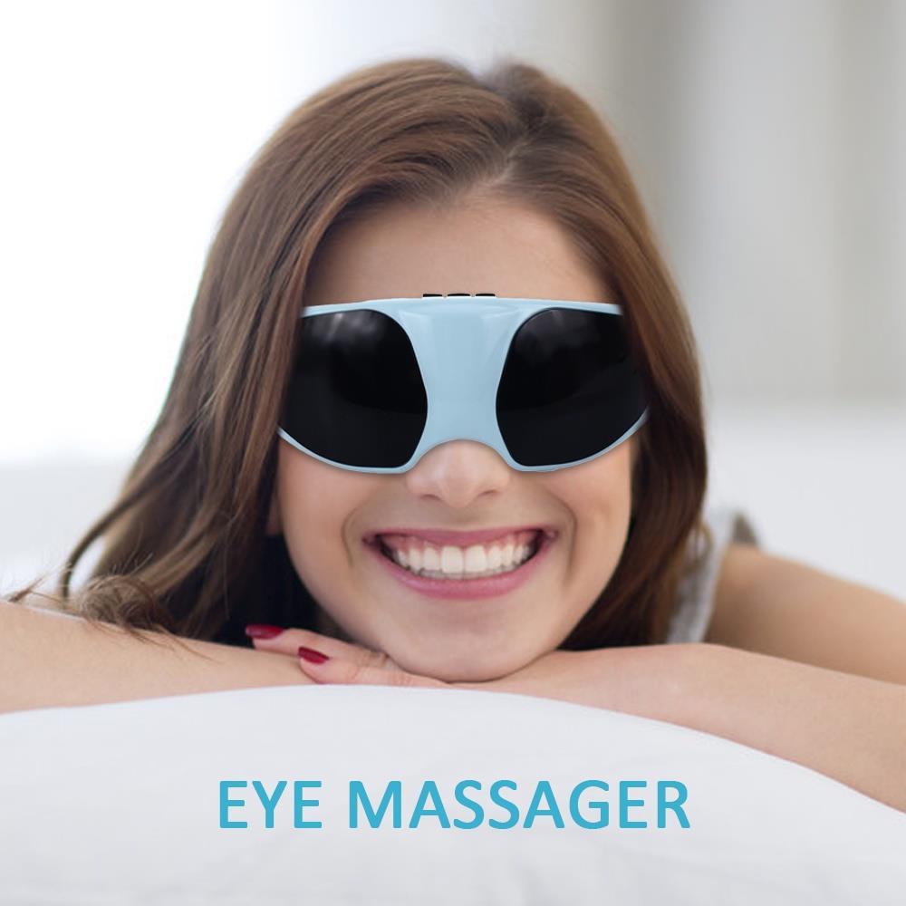 Portable Wireless Bluetooth Music Eye Massager 180 Folding Design Smart Eye Massager Steam Compress Eye Protector Resist Fatigue