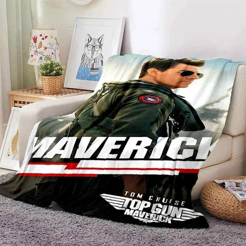 Новая Мода Фильм Топ Ган: Мягкое фланелевое одеяло Maverick для спальни, дивана, пикника, плед-покрывало для активного отдыха, подарок