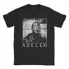 Мужская футболка Adele Tour 2024 Повседневная футболка из 100% хлопка с коротким рукавом, футболка с круглым вырезом, одежда больших размеров