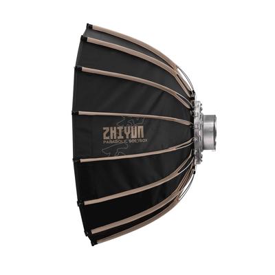 Обычная гарантия ZHIYUN Осветительный аксессуар Параболический софтбокс 60D EX1H06 Крепление Bowens Тип излучения диаметр 60 см в разложенном виде Сотовая решетка