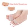 2PCS Silicone Gel Insoles Toe Separator Thumb Valgus Orthopaedic Foot Protector Bunion