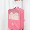 Hangable Travel Shoe Organizer Zippered Closure Storage Pouch Portable Folding Shoe Bag  Men Women