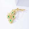 Senior Brooches Flower Leaf Brooch Pins for Women Suit Pendant  Fashion Brooches Jewelry