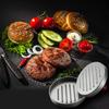 Hamburger Press 4.5" Non-Stick Patty Maker with 100 Wax Papers Heavy Duty Meatball Press for BBQ Veggie Burgers