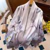 Shawl silk scarf women's versatile spring and autumn silk cheongsam with Hangzhou gift mother-in-law gift long scarf