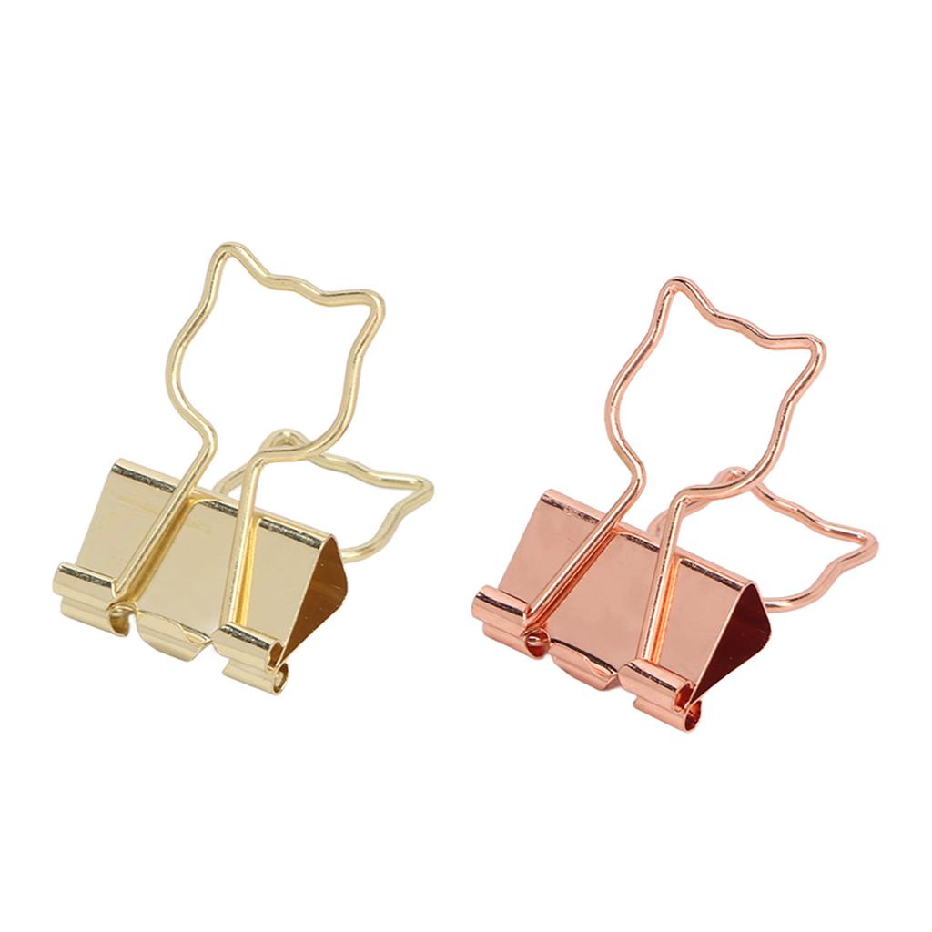 100 шт. зажимов для кошек для студентов, 2 цвета, сильная зажимная сила, нержавеющий металлический офисный зажим