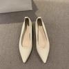 Women's Shoes 2025 Brand Shallow Women's Flats Fashion Solid Daily Flats Women Sexy Pointed Toe Flat Low Heels Zapatos Mujer