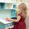 Запасной игрушечный кран для раковины с одним отверстием, поворотный кран для раковины, игровой кран, игрушка для кухонной раковины, дети