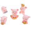 5Pcs/Set Cute Pig Miniature Animal Garden Decoration Diy Fairy Garden Decoration