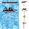 Octopus Pool Thermometer Floating Easy Read High Precision Frog Crab Poop Swimming Pool Water Temperature Gauge Measurement Tool