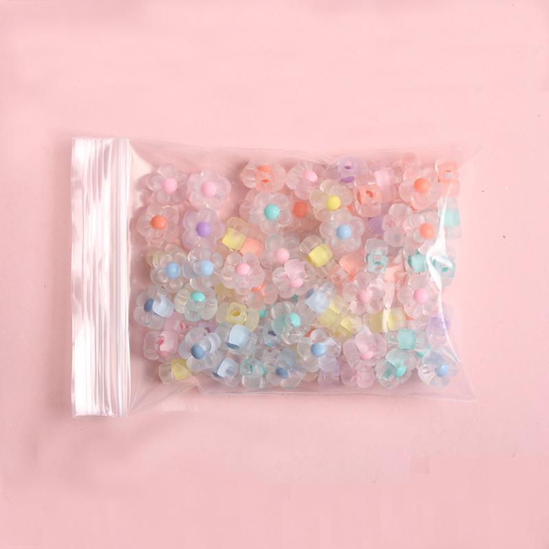 DIY Necklace Jewelry Making Bracelet Fashion Clear/Matte Jar Heart Plum Beads Handmade Material About100pcs Home